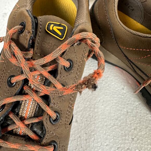 Keen Mesa ESD Steel Toe Slip Resistant Work Boots Women's 7 Brown F2413-11 *Flaw - Picture 4 of 12